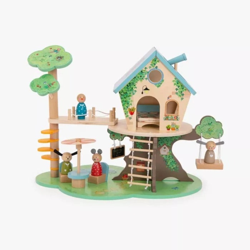 Moulin Roty La Grande Famille Wood Tree House