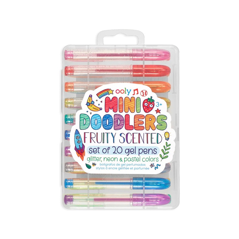OOLY Mini Doodlers: Fruity Scented Gel Pens (Set of 20)