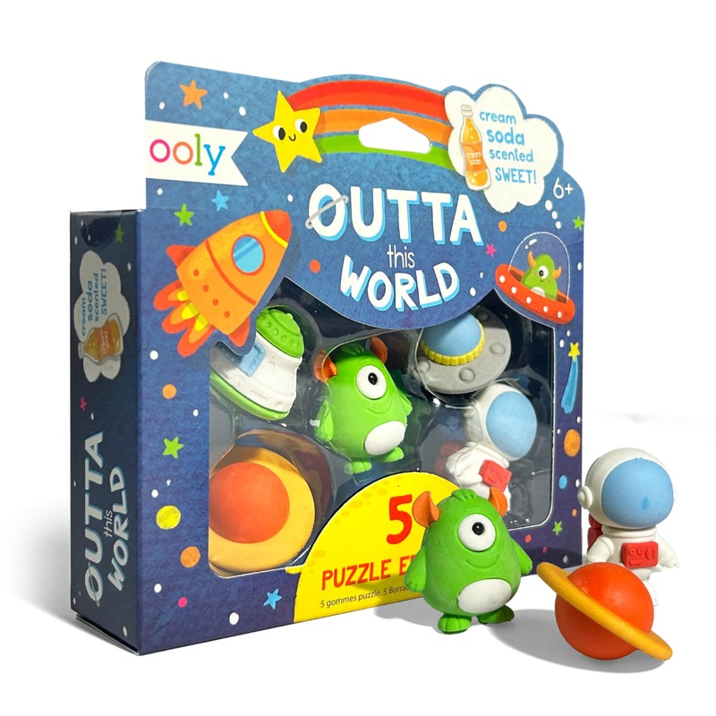 OOLY Outta This World: Scented Erasers (Set of 5)