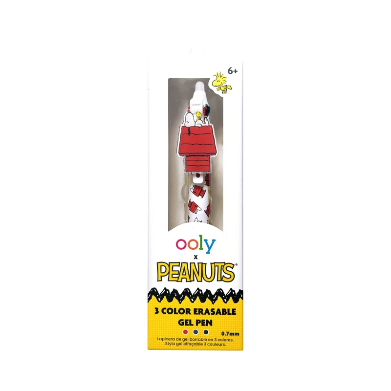 OOLY X Peanuts: 3 Color Erasable Gel Pen (1 pc)