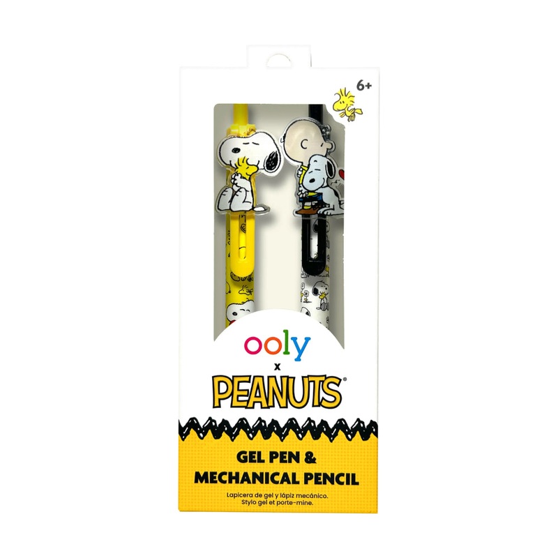 OOLY X Peanuts: Gel Pen & Mechanical Pencil (Set of 2)
