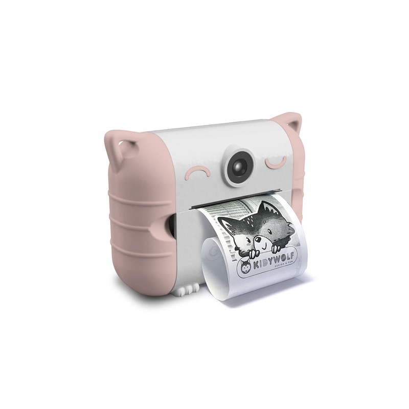 Kidywolf Instant Camera with Thermal Printer Pink