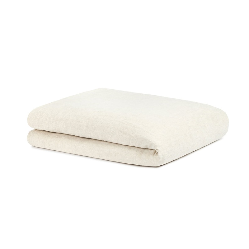 nobodinoz Baby Duvet Cover L1n0 Washed French Linen Greige