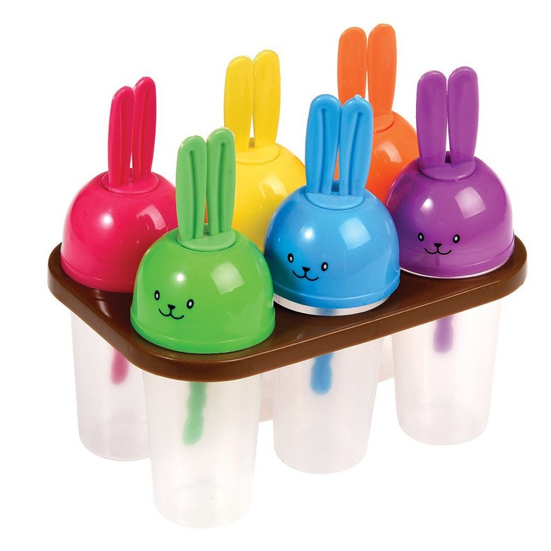 Rex Set of 6 Woodland Bunnies Ice Lolly Makers