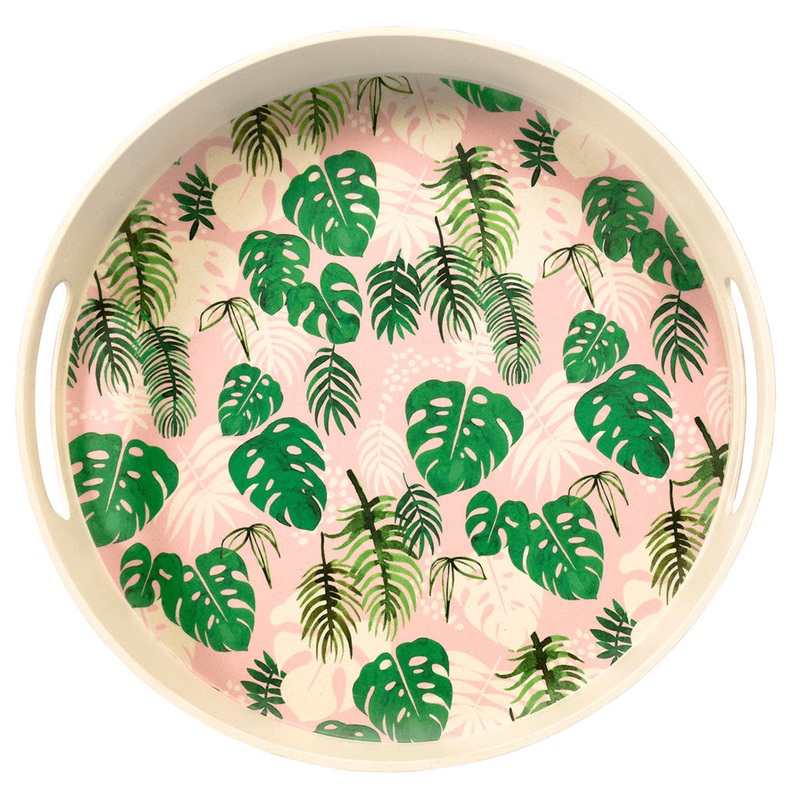 Rex Tropical Palm Bamboo Tray