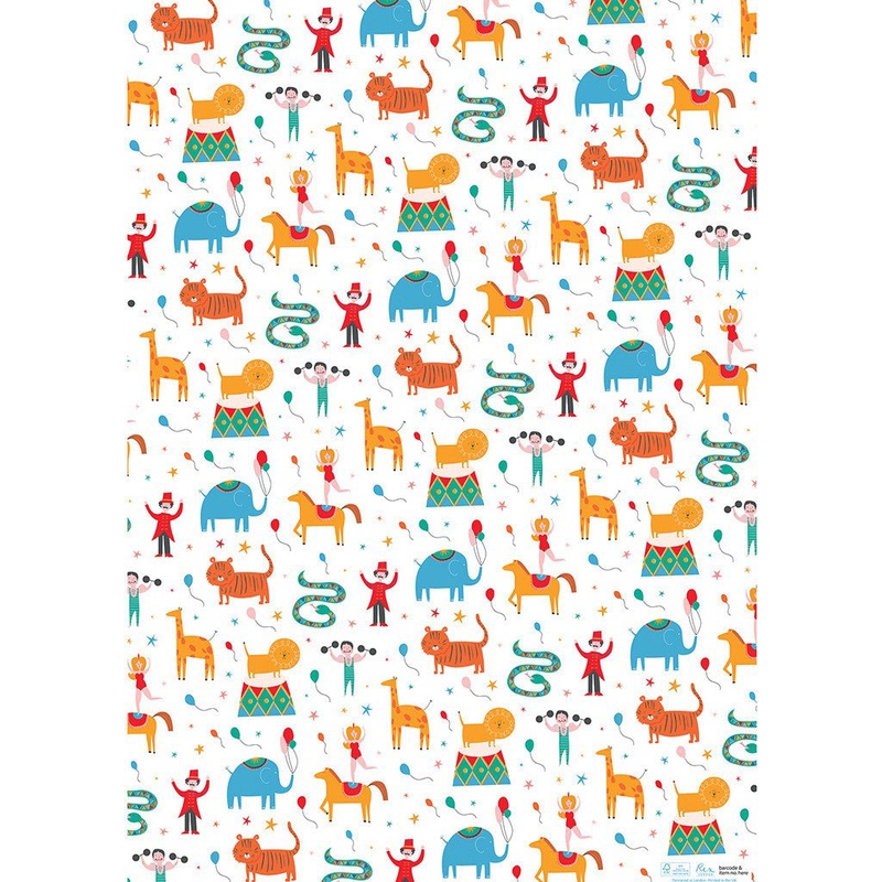 Rex Big Top Circus Wrapping Paper