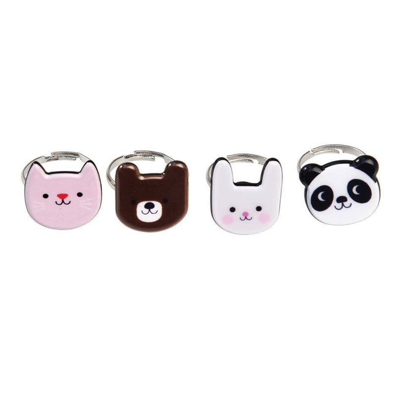 Rex Set of 4 Miko and Friends Rings