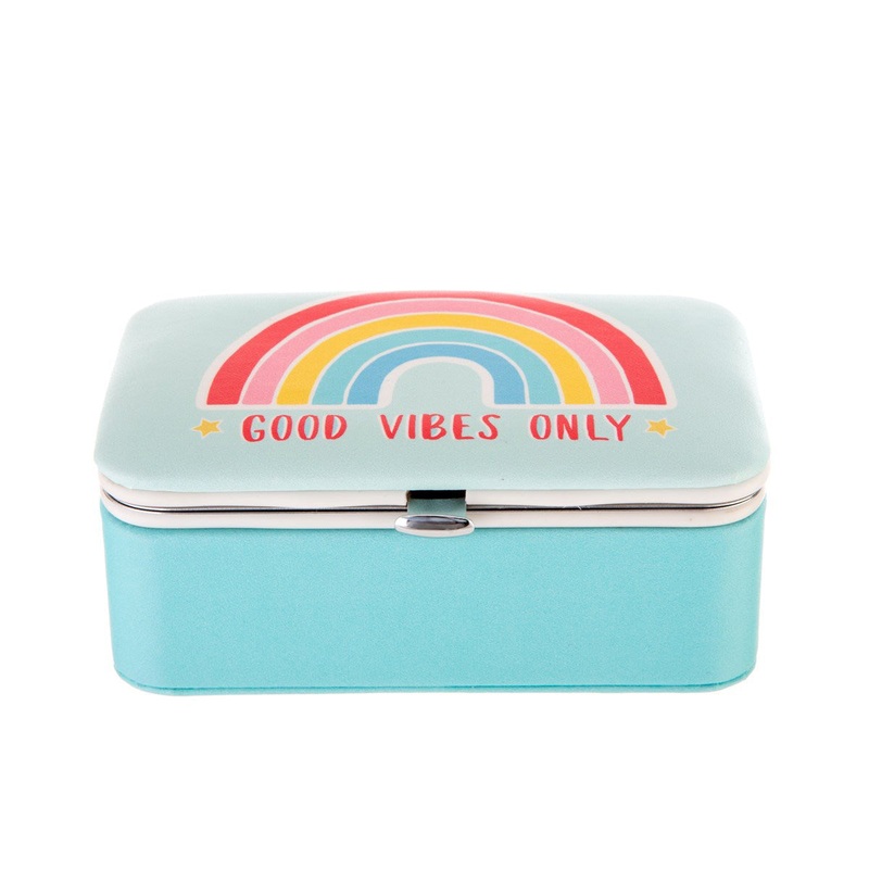 RJB Stone Chasing Rainbows Mini Travel Jewellery Box