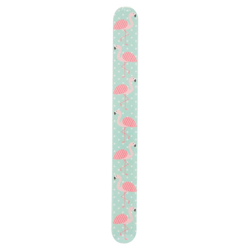 RJB Stone Tropical Summer Nail File Flamingo