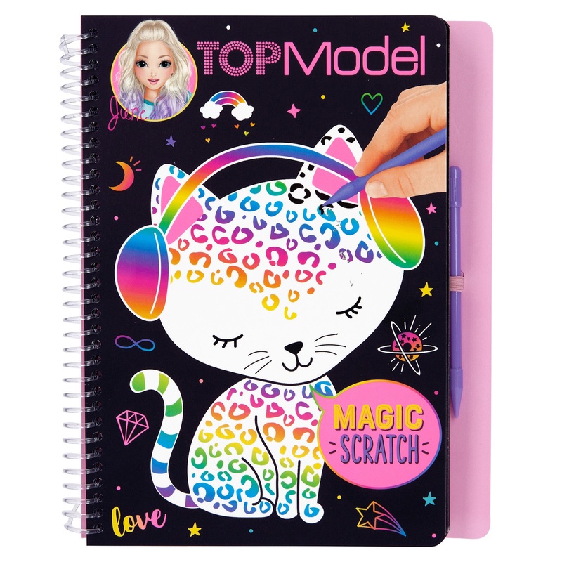 Depesche Topmodel Magic Scratch Book