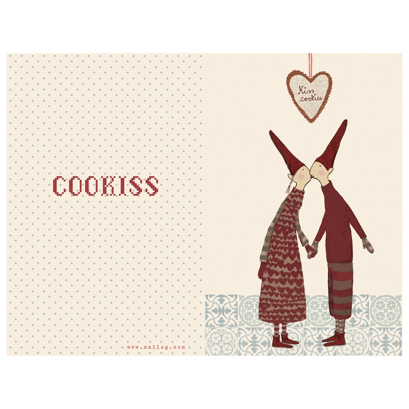Maileg Coo-Kiss, Small Double Card