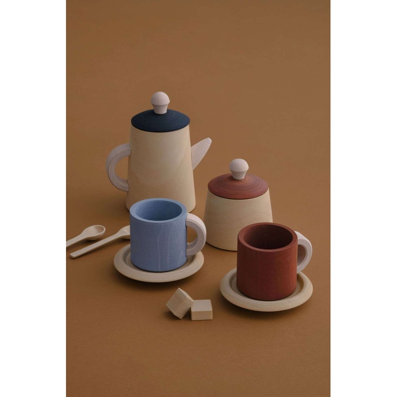 Raduga Grez Handmade Wooden Tea Set