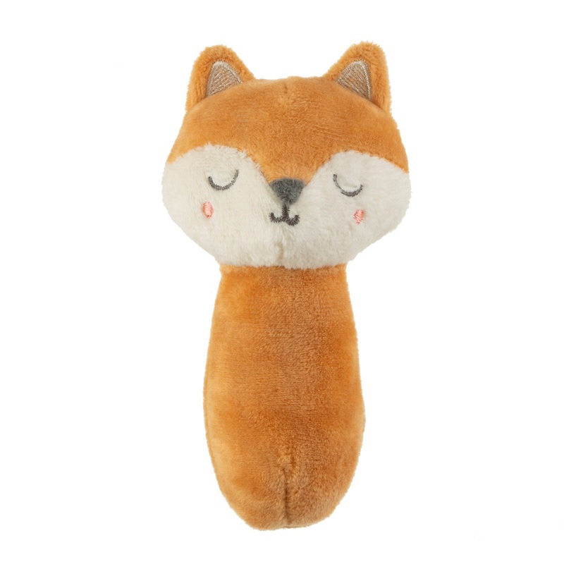 RJB Stone Woodland Fox Baby Rattle