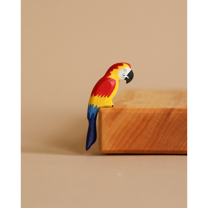 Bumbu Handmade Wooden Amazonian Parrot