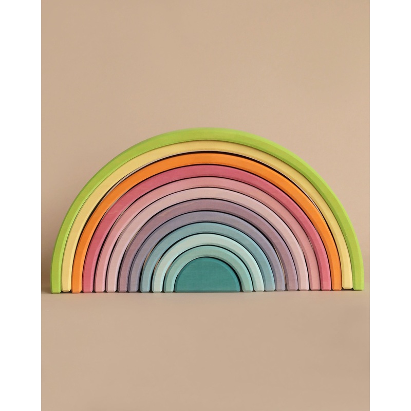 Large Wooden Rainbow, Pastel