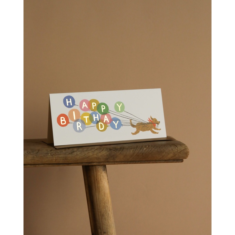 Balloon Birthday No. 10 Card