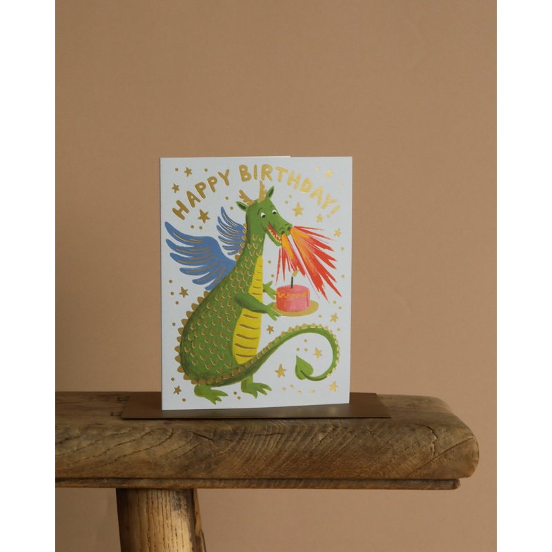 Birthday Dragon Card