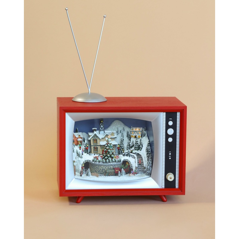 Christmas Music TV With Depot And Train