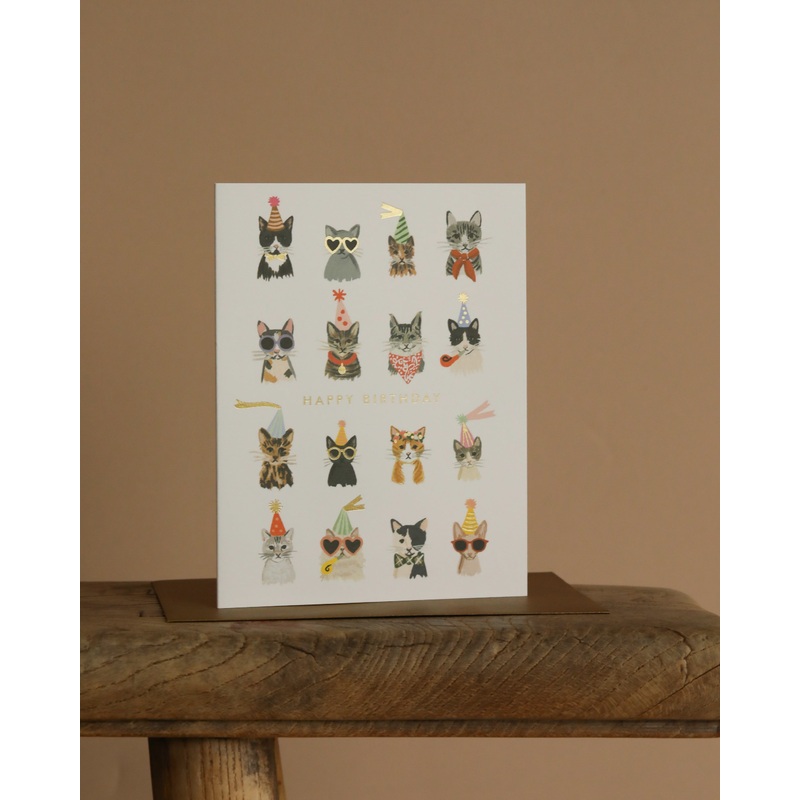 Cool Cats Birthday Card