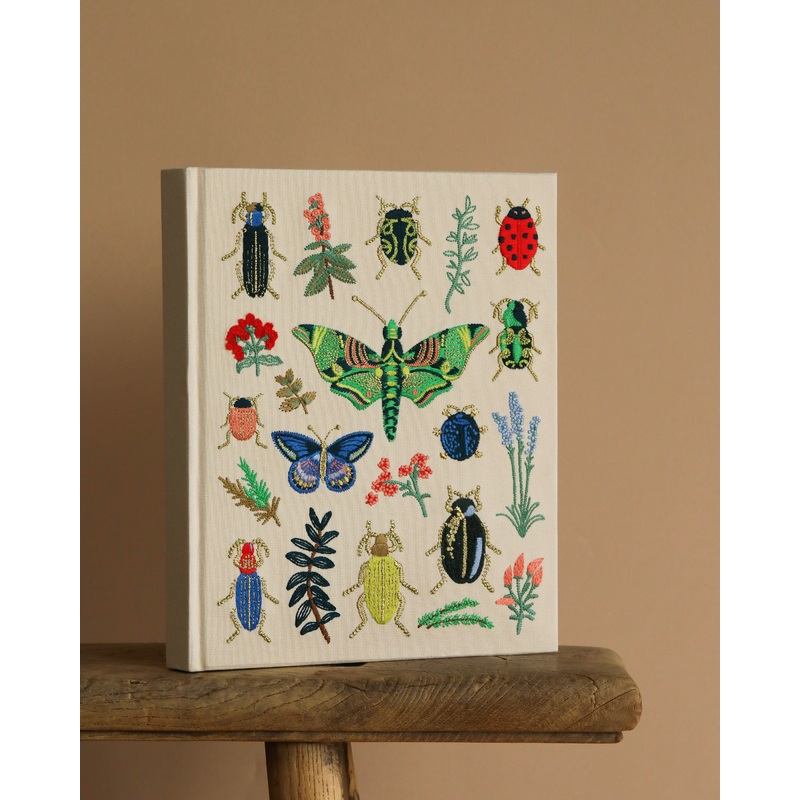 Curio Embroidered Fabric Sketchbook