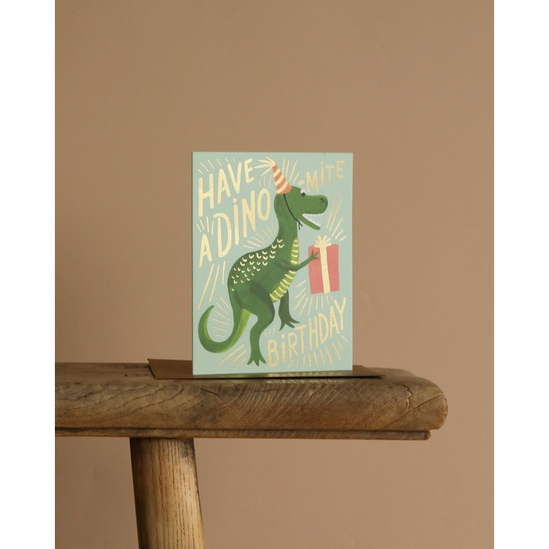 Dino-mite Birthday Card