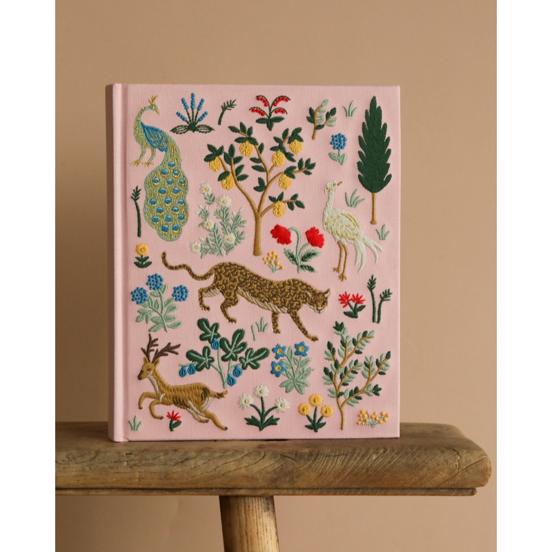 Menagerie Embroidered Sketchbook