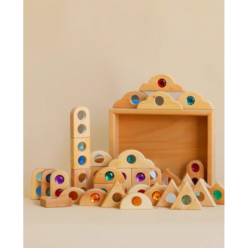 Bauspiel Fairytale Mixed Gemstone Set With Tray (36 pieces)