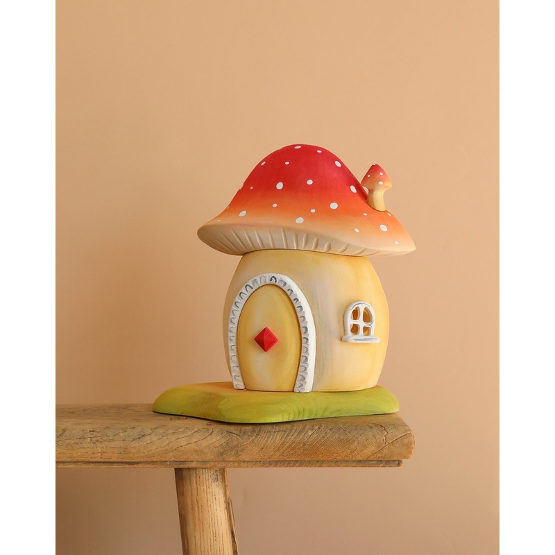 Bumbu Handmade Wooden Mushroom House