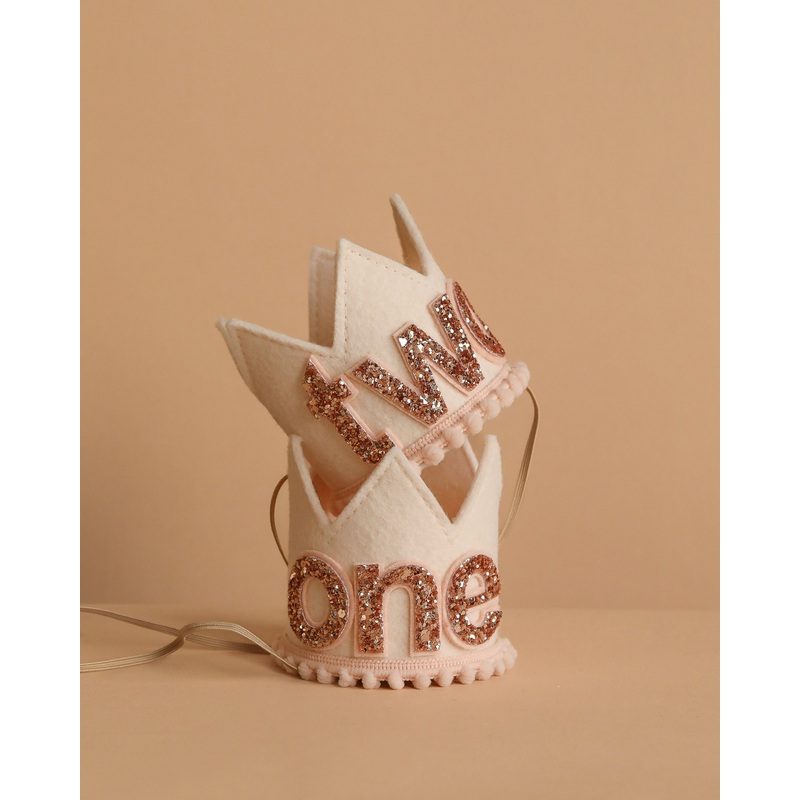 Linen and Rose Crown