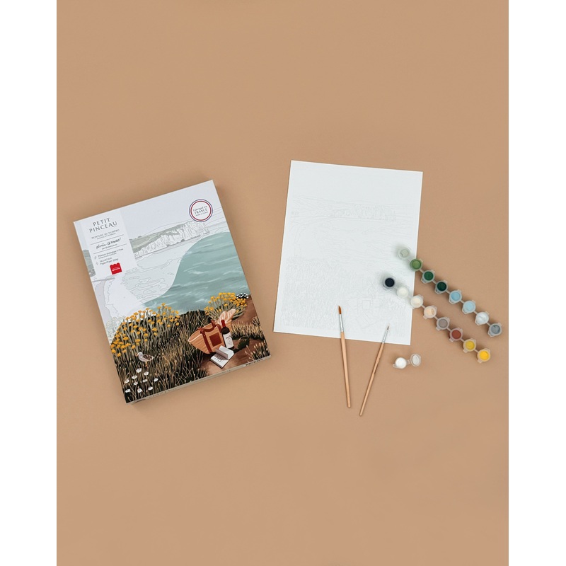 Paint By Number Kit - Picnic in tretat by Ananya Bhandari