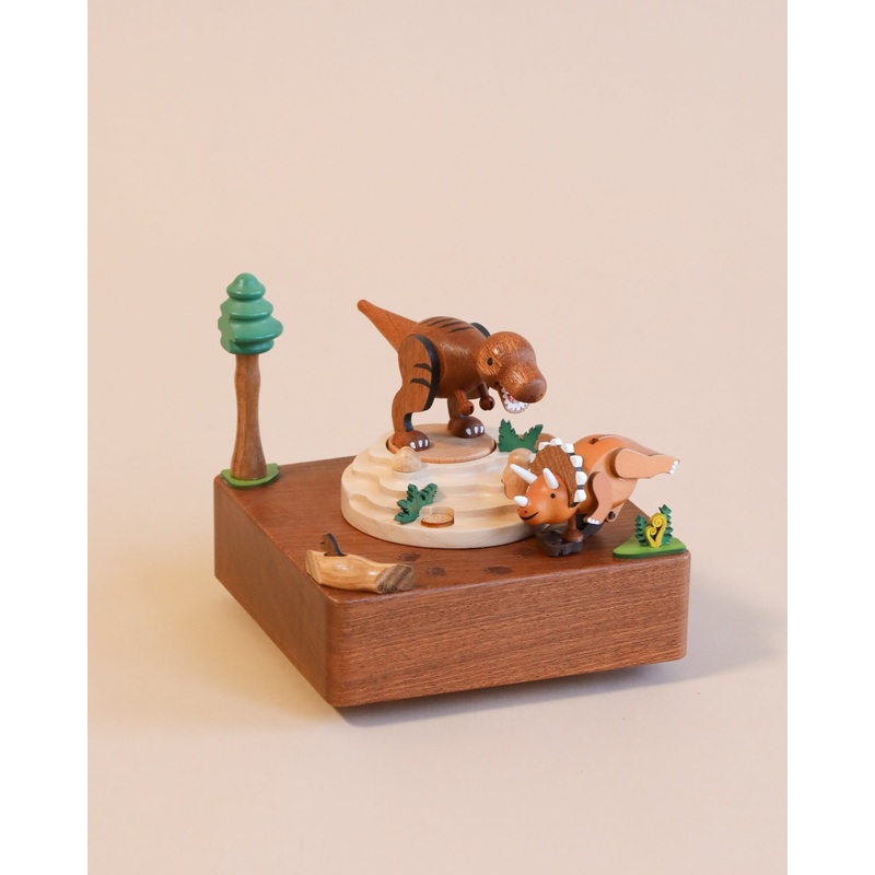 Pre-order: Wooden Dinosaur Music Box (ships end of August - early September)