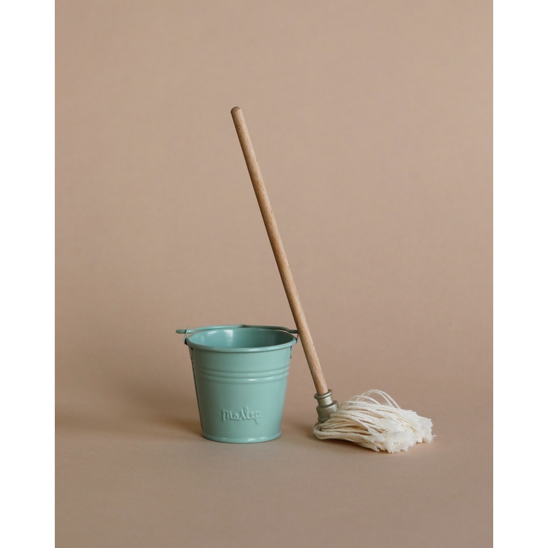 Maileg Miniature Mop & Bucket