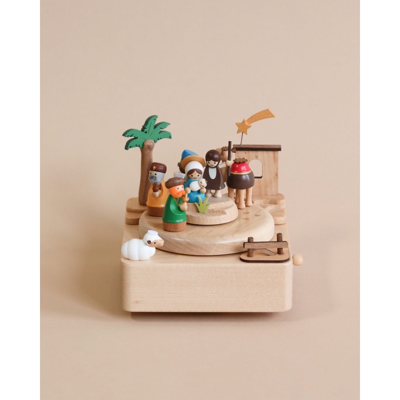 Nativity Scene Music Box