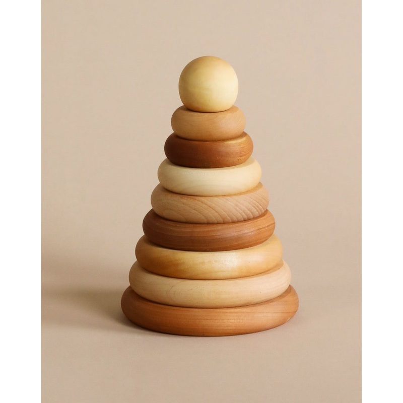 Natural Wooden Stacker
