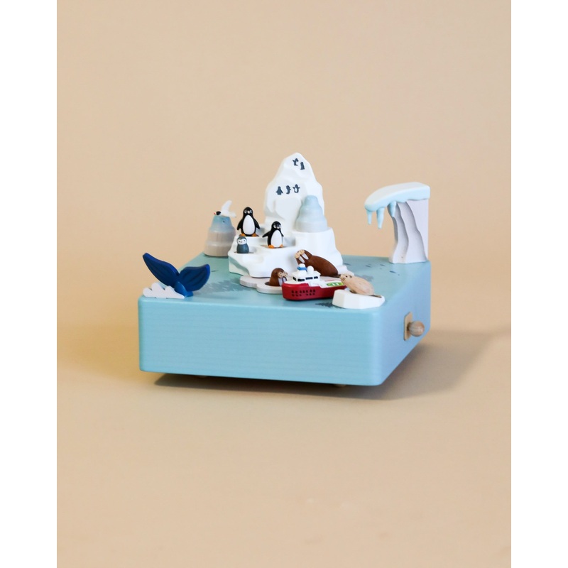 Wooden Antarctica Music Box