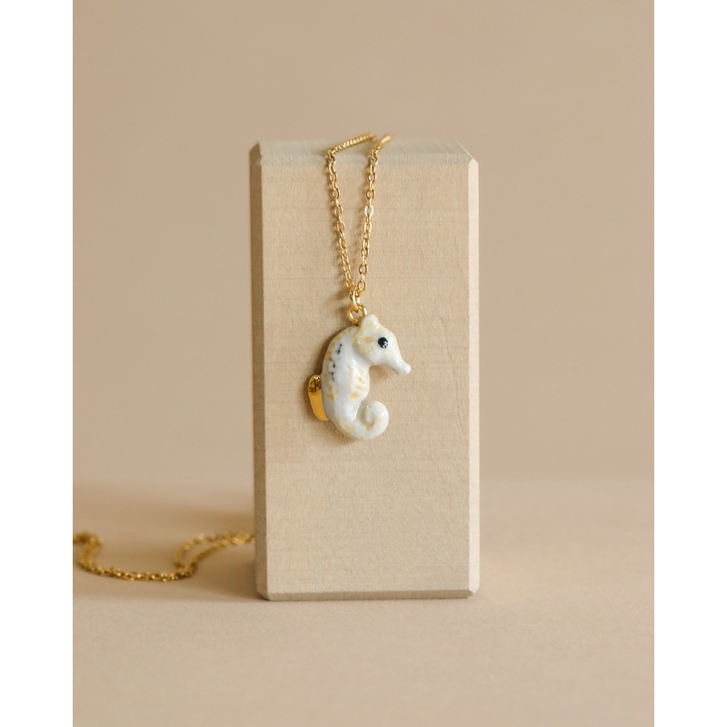 Arctic Seahorse Necklace
