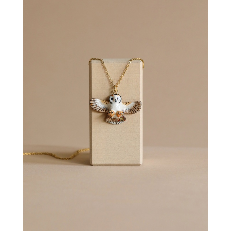 Barn Owl Necklace