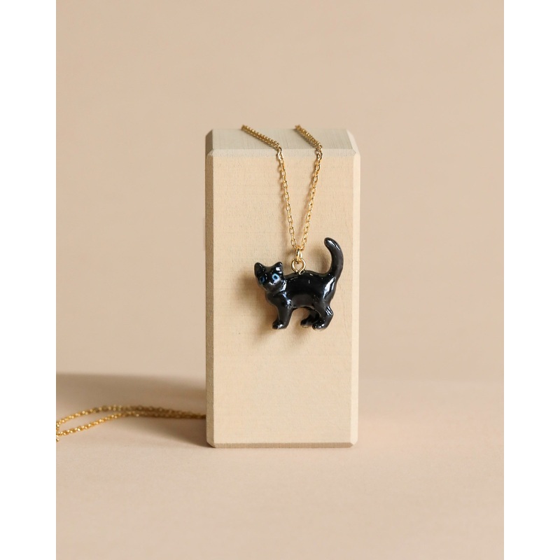 Black Cat Necklace