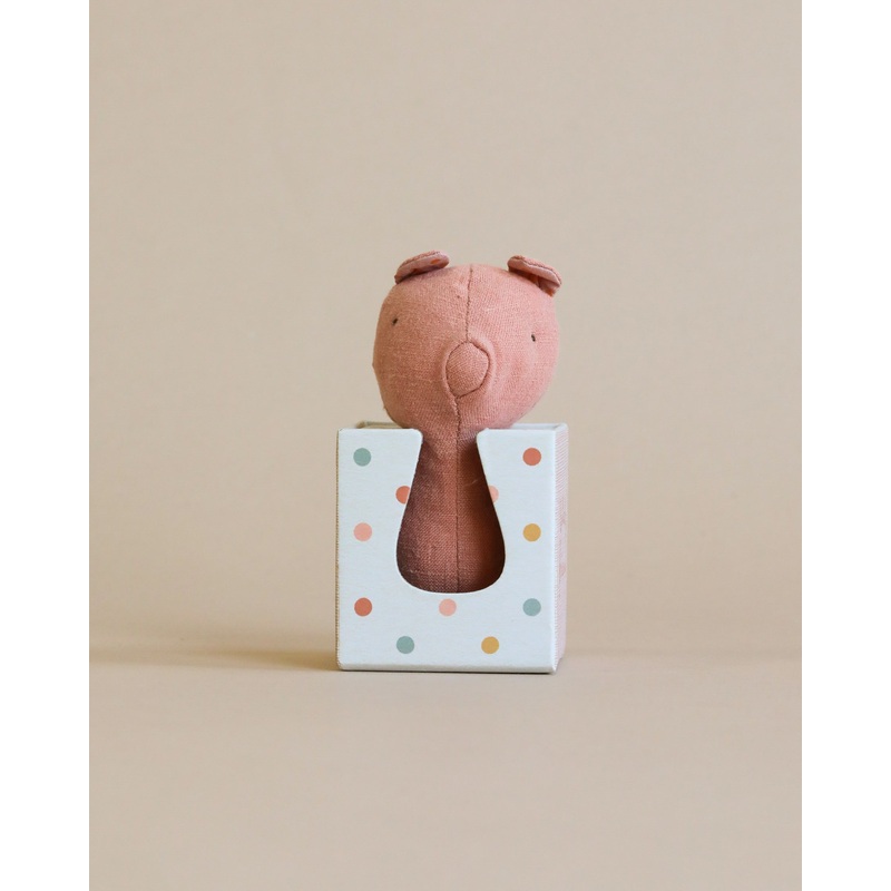 Maileg Lullaby Friend Rattles, Pig
