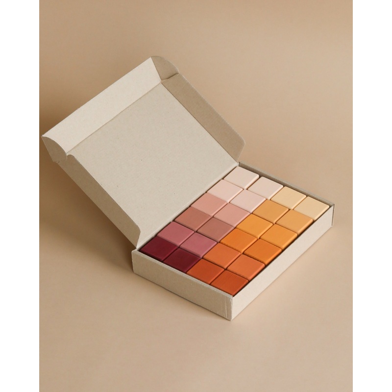 Wooden Blocks - Marsala