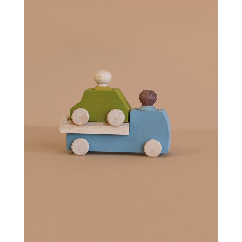 Lubulona Wooden Tow Truck - Grey