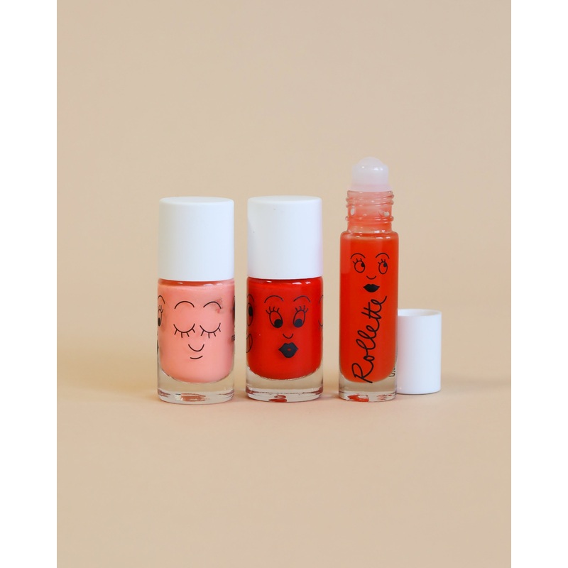 Nailmatic - 2 Nail Polish + 1 Lipgloss Set - Amazing Trip