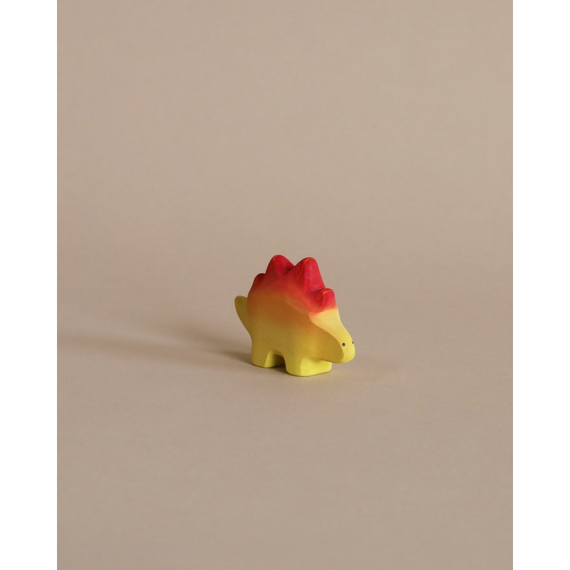 Bumbu Handmade Wooden Stegosaurus Baby Dinosaur