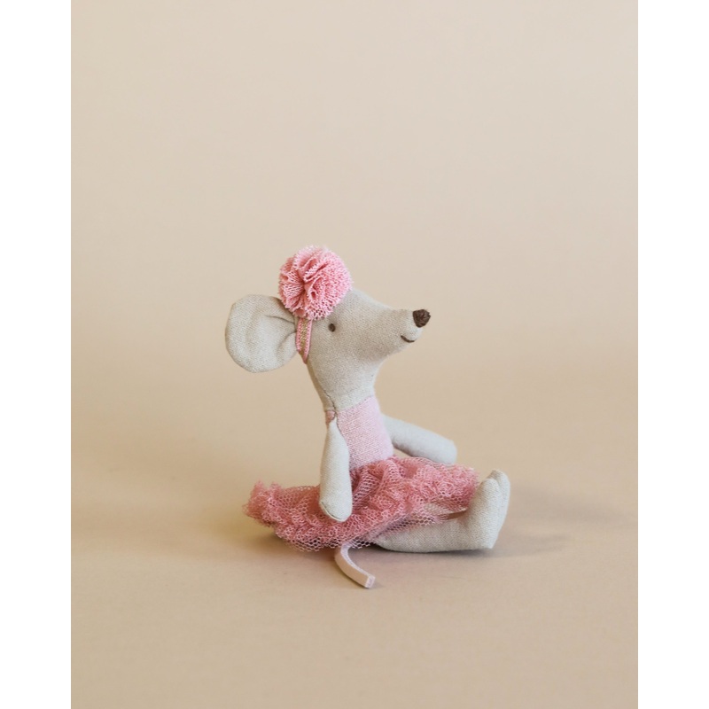 Maileg Ballerina Mouse - Little Sister (Rose)