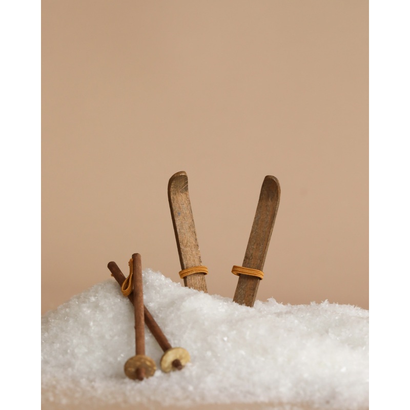 Maileg Christmas Ski and Ski Poles For Mom & Dad