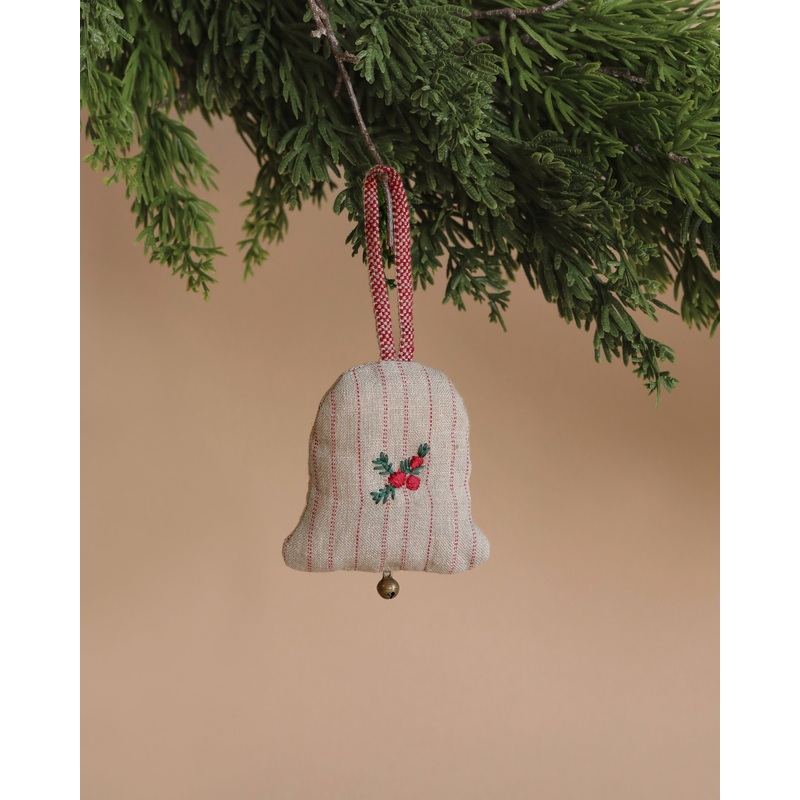 Maileg Ornament - Small Striped Bell