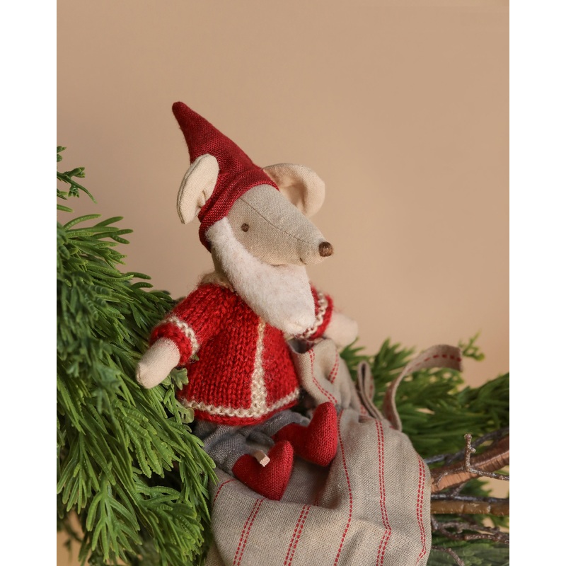Maileg Santa Mouse