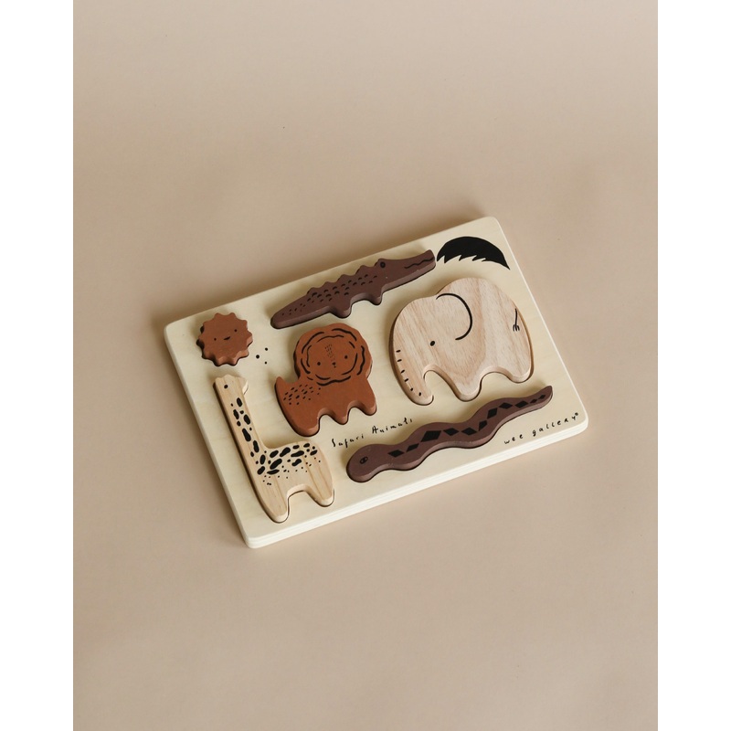 Wooden Tray Puzzle - Safari Animals