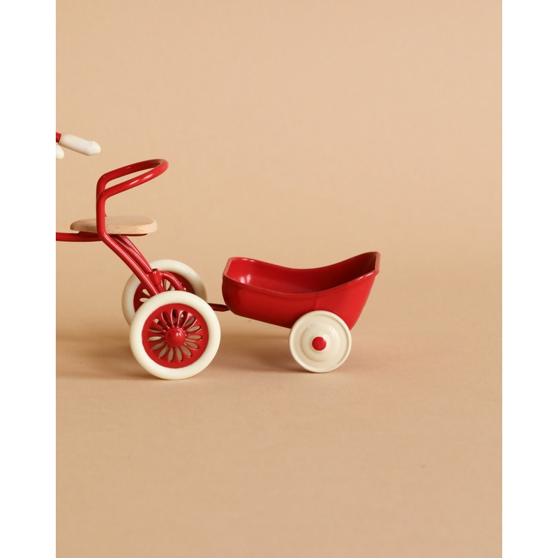 Maileg Tricycle Hanger, Mouse - Red