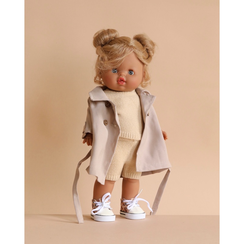 Minikane Standing Doll (14") - Louisa with Clothing